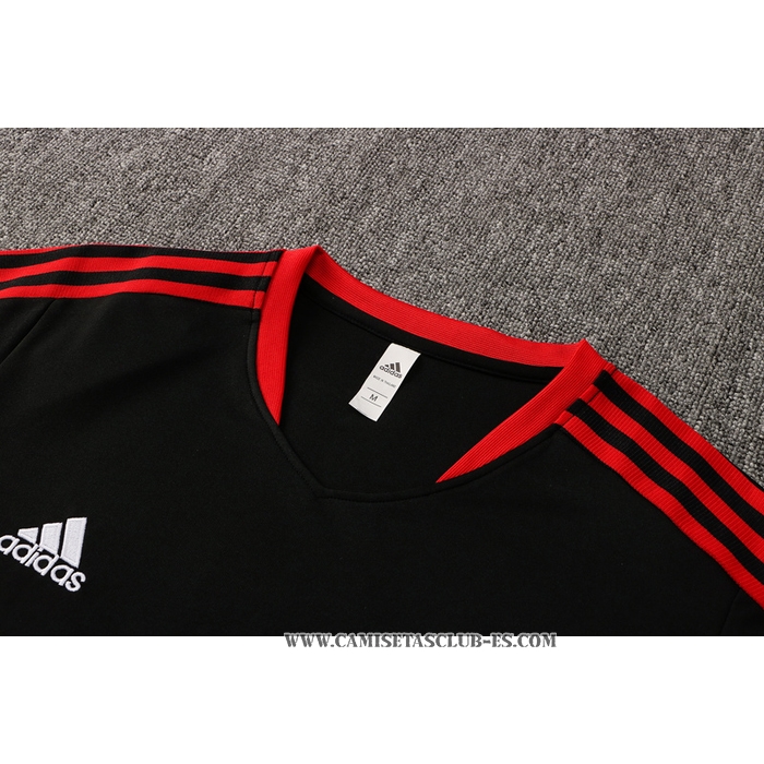Chandal del Manchester United 21-22 Manga Corta Negro